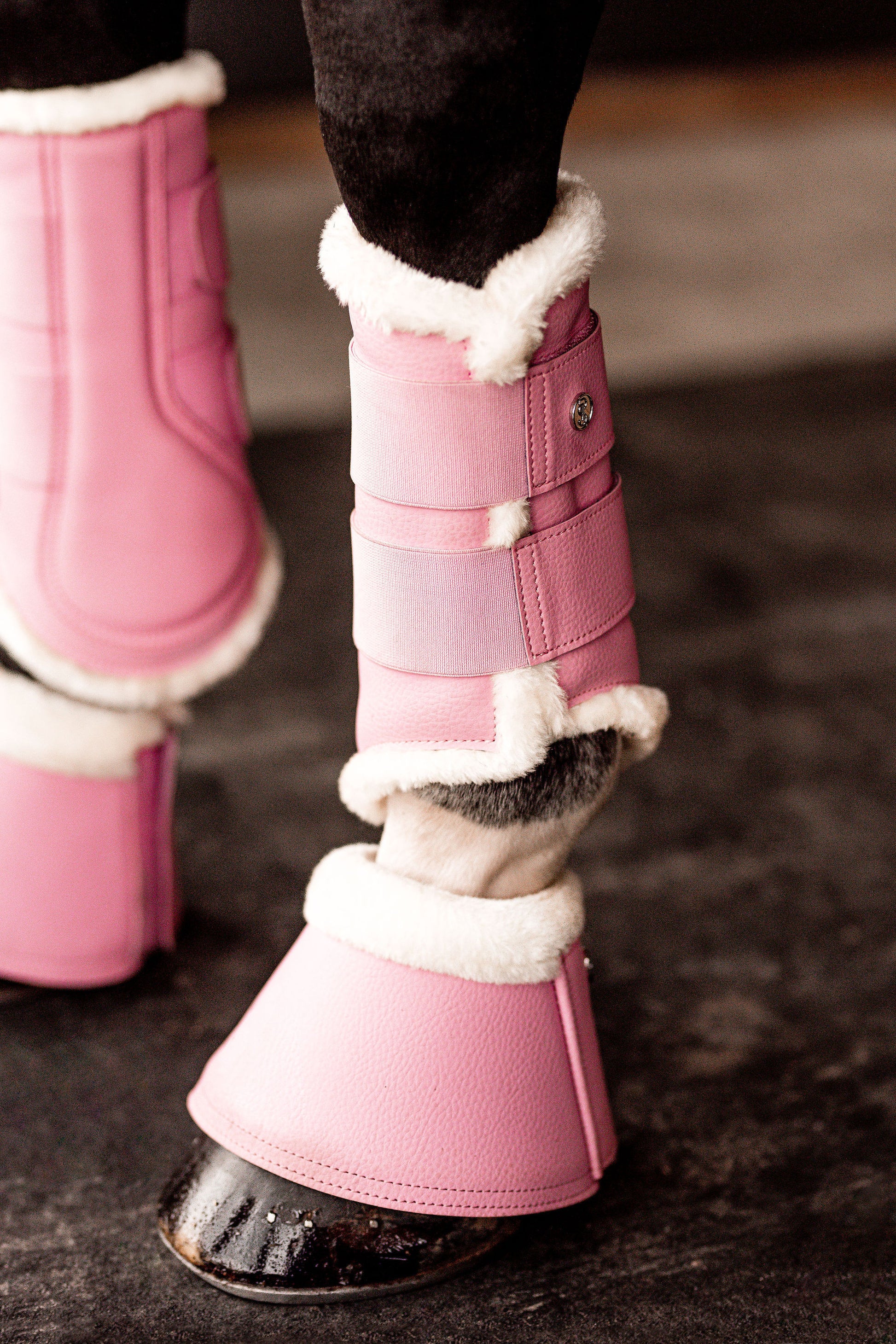 open booties side